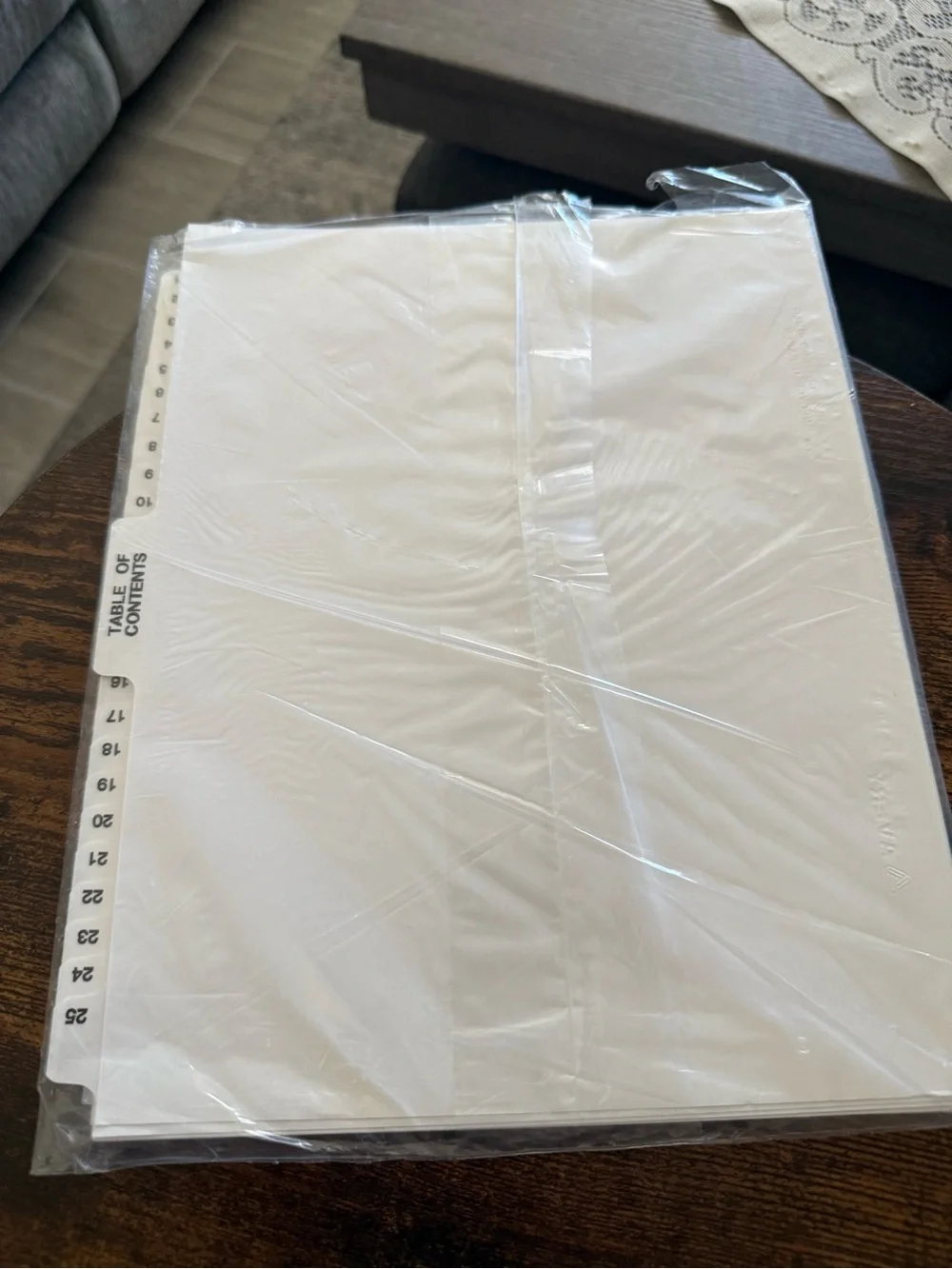 Avery White Legal Exhibit Dividers with Blue Packaging